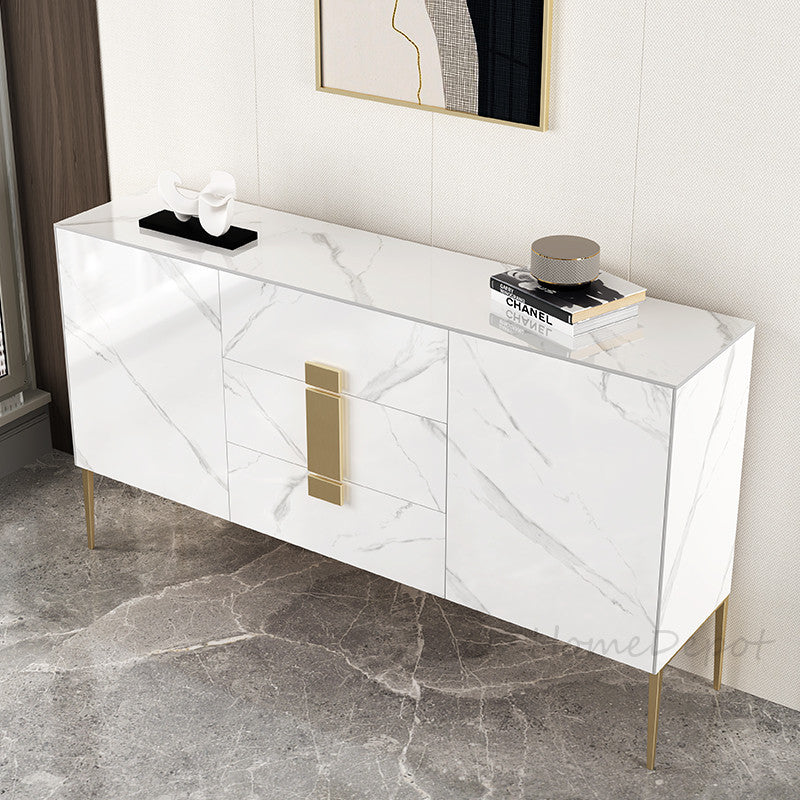 EIRWEN Sintered Stone Console Table | Buffet Table | Shoe Cabinet | Scratch-resistant Surface
