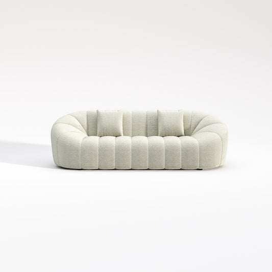 【Pre-sale】NERO Nordic Design Teddy Fabric Structured Sofa | Lounge Sofa | 1060