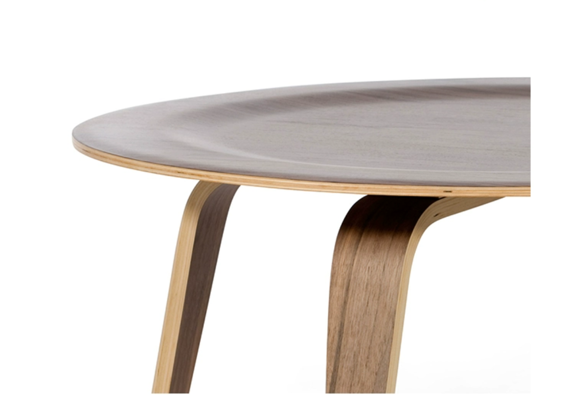 Designer Style Two-Color Options Round Wooden Coffee Table | 5093