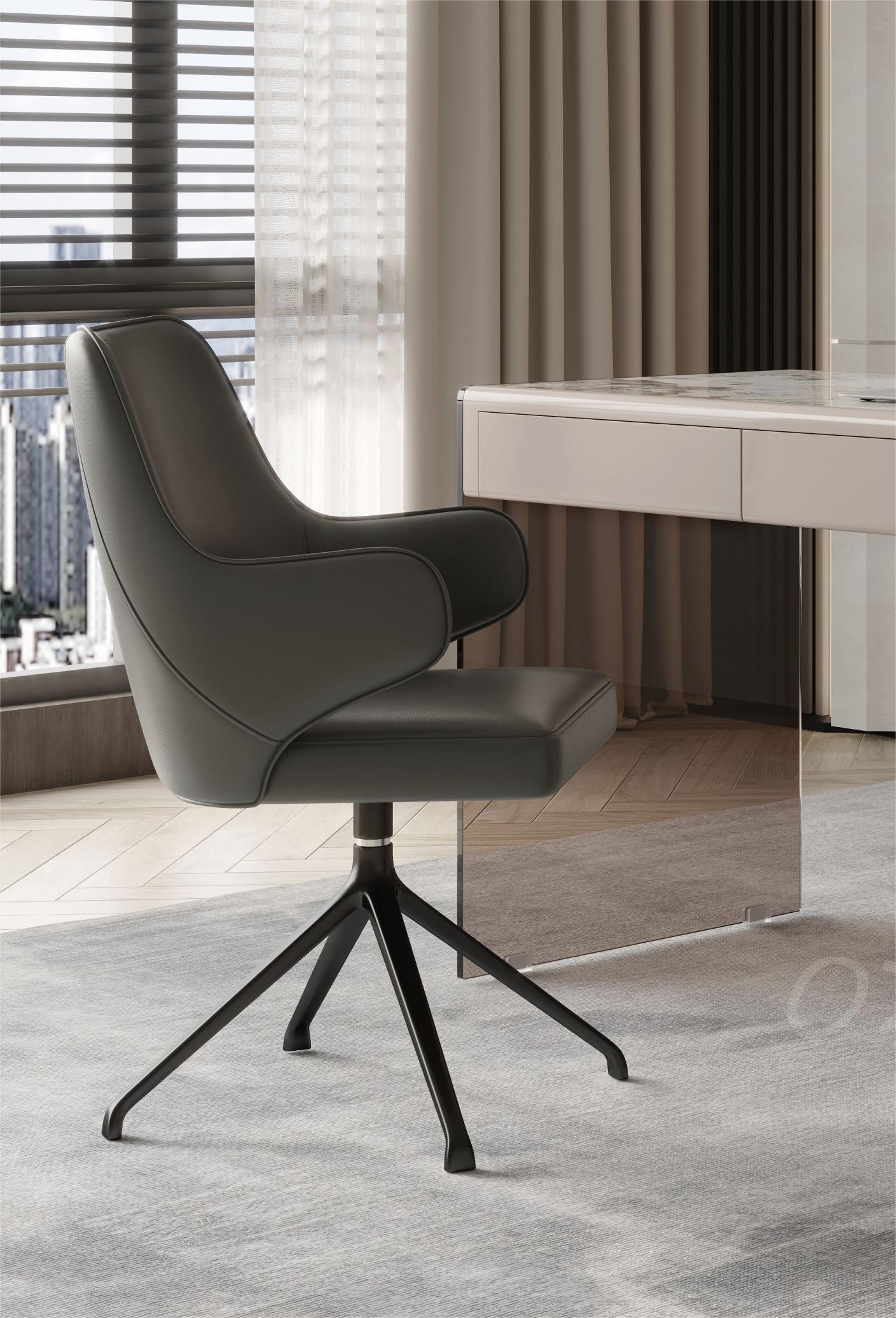Angelo Sintered Stone Top Study Desk with Drawers /Steel Legs/Ceramic/ Home Office Desk