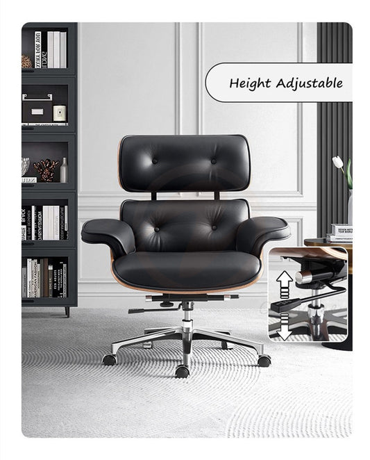 EAMES Classic style Leather replica Swivel Chair | Executive Chair | CHAIR-404