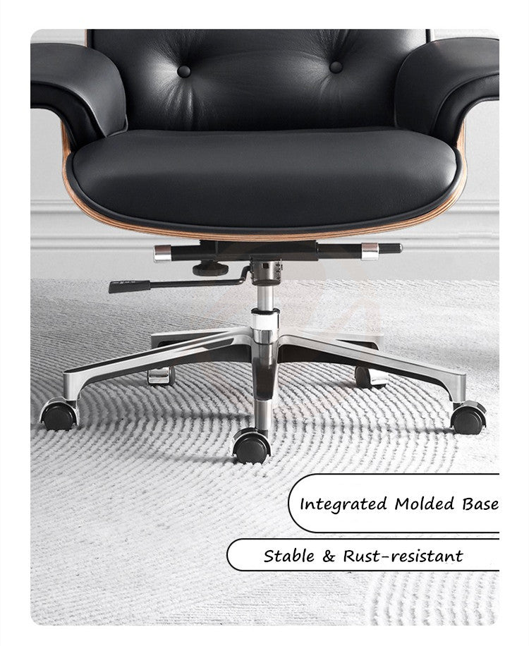 EAMES Classic style Leather replica Swivel Chair | Executive Chair | CHAIR-404