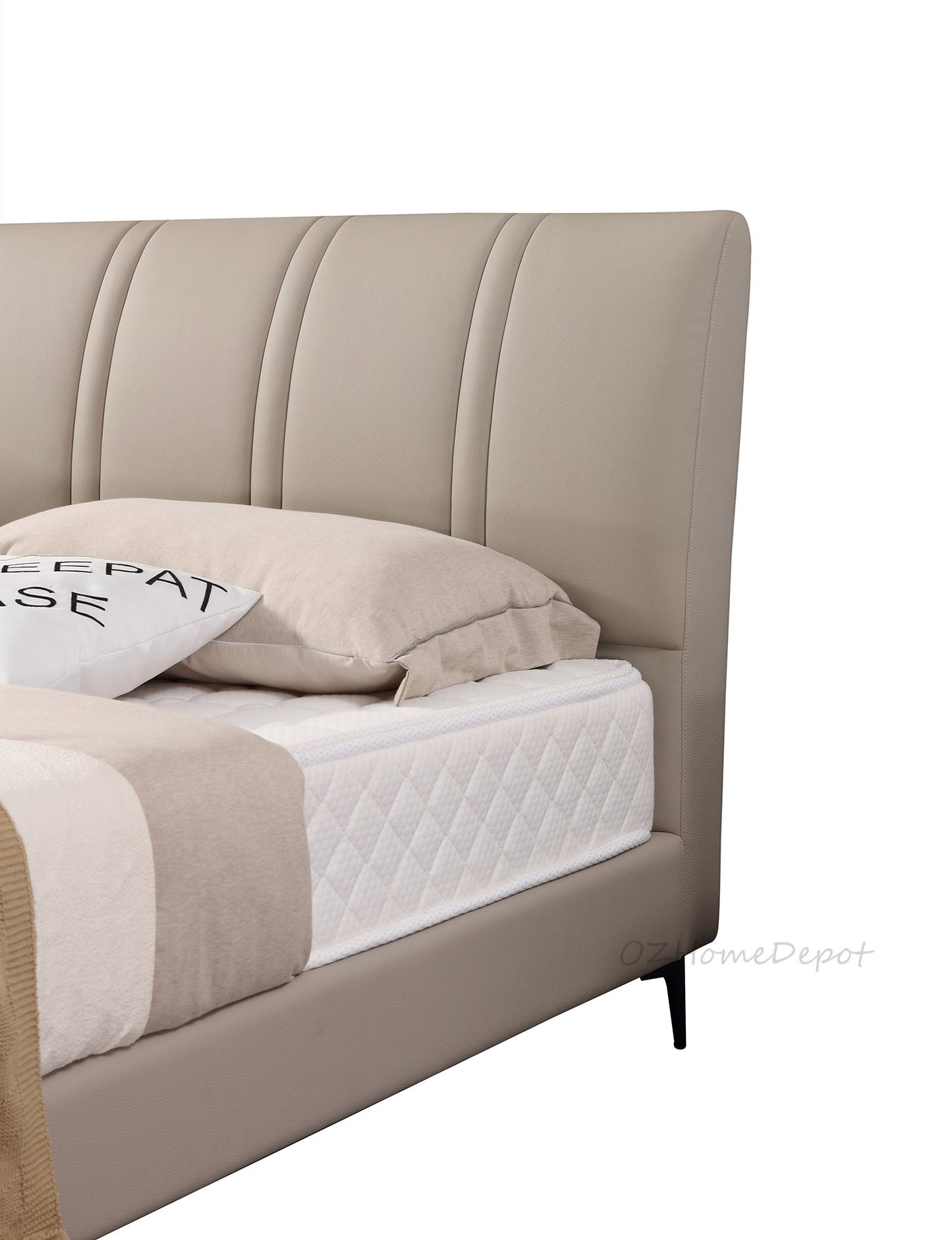 AMARYLLIS AMARYLLIS Genuine Leather Bed Frame | Bedside Table | Queen | King |T-1001