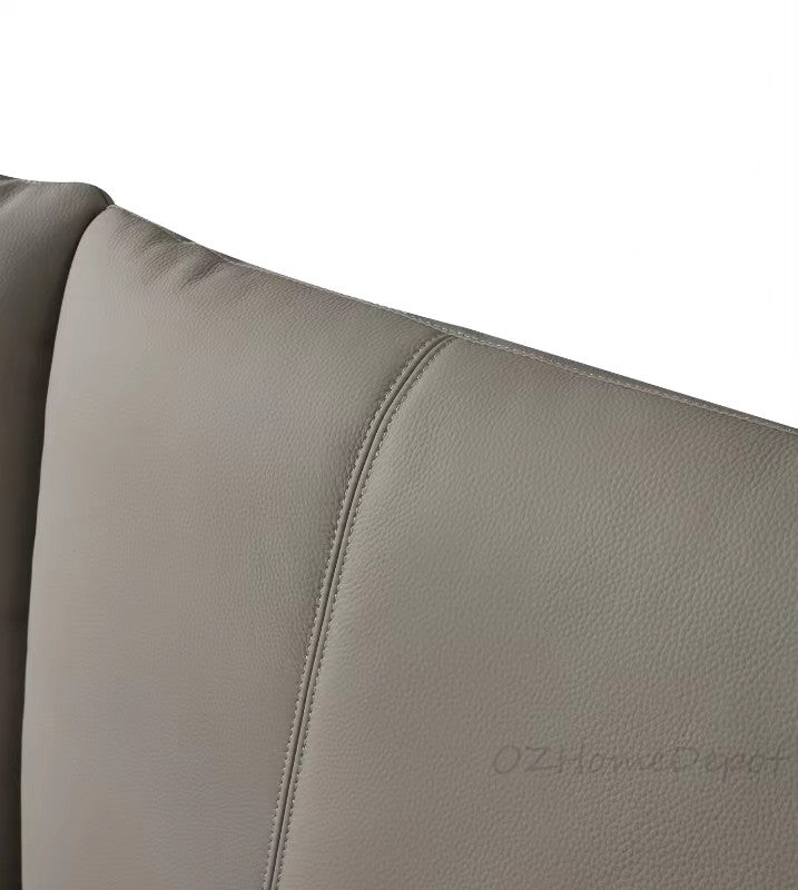 ANEMONE Genuine Leather Bed Frame | Bedside Table | Queen | King | T-1002