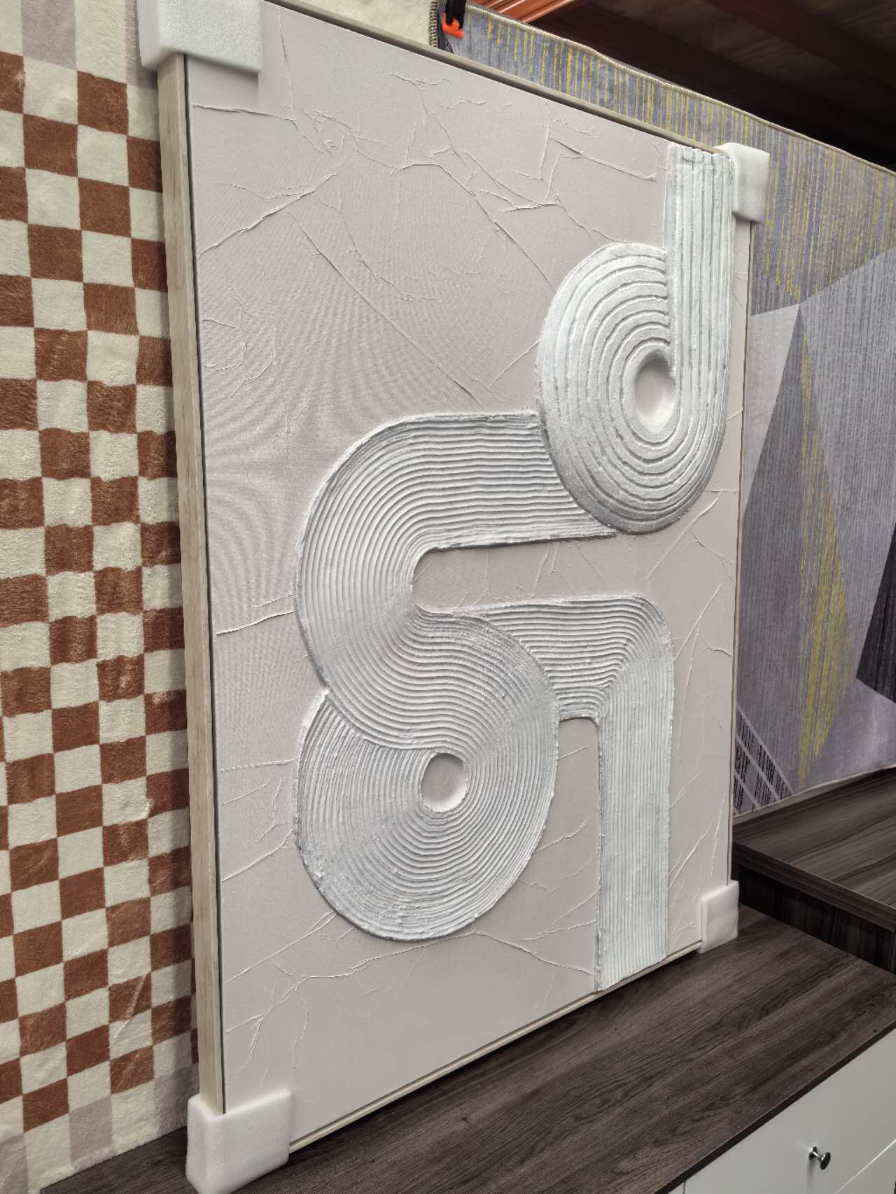 Handcrafted Textured Art | Textured Painting | 3D Relief Artwork | 90x120 cm