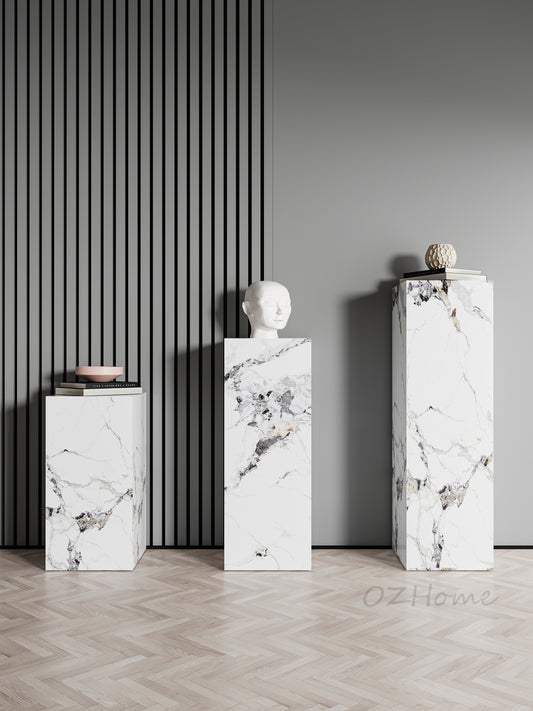 Patek Philippe-Inspired Sintered Stone Display Pedestals | 3 Sizes | ST001–ST003