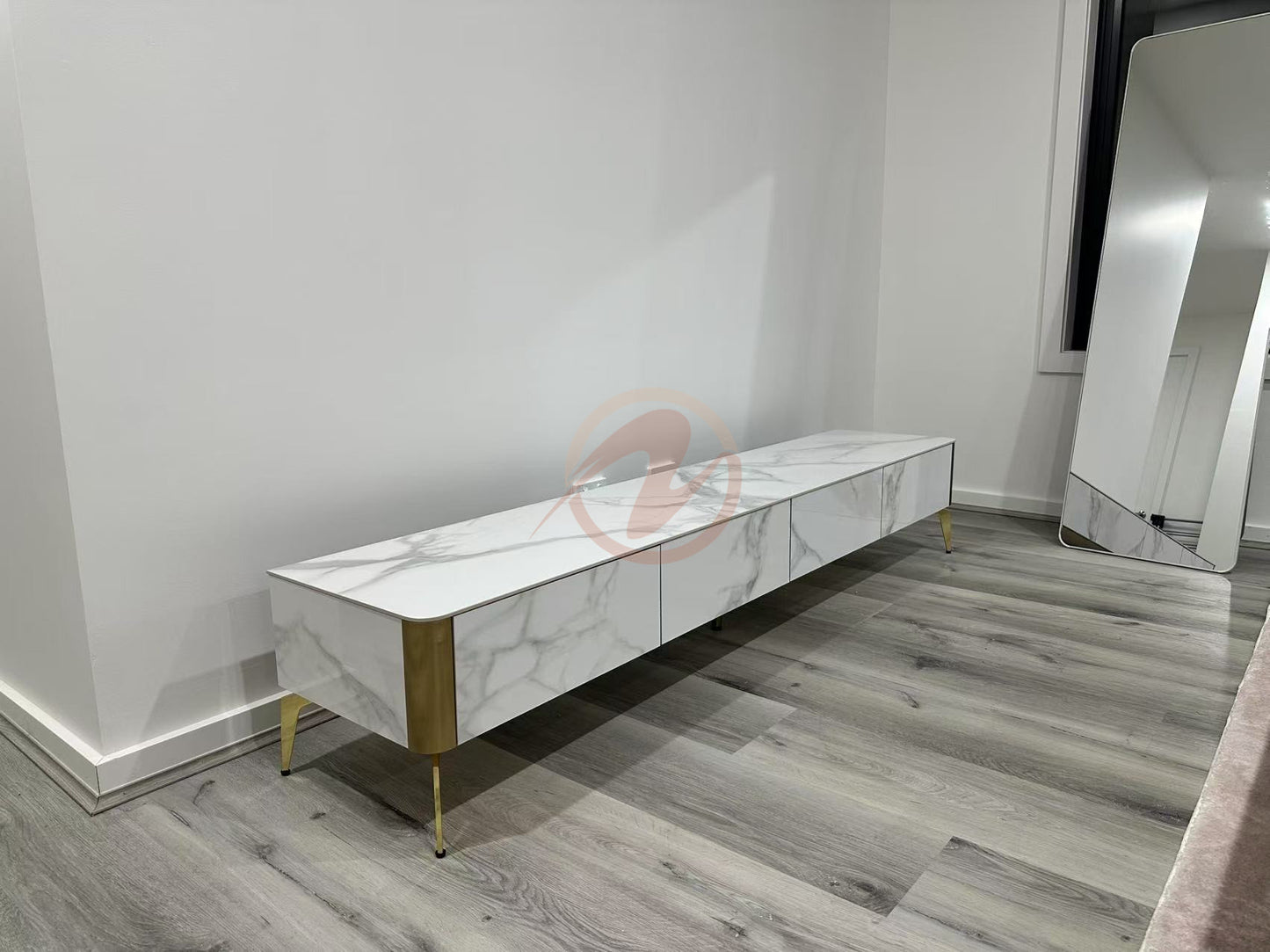 EAVAN Mordern Minimalistic/ Coffee Table/ Tea Table - 130cm Sintered Stone Top White