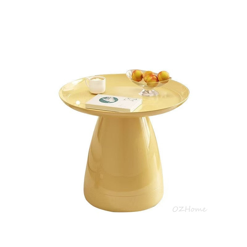Mushroom Cream-Style PET Coffee Table | Side Table