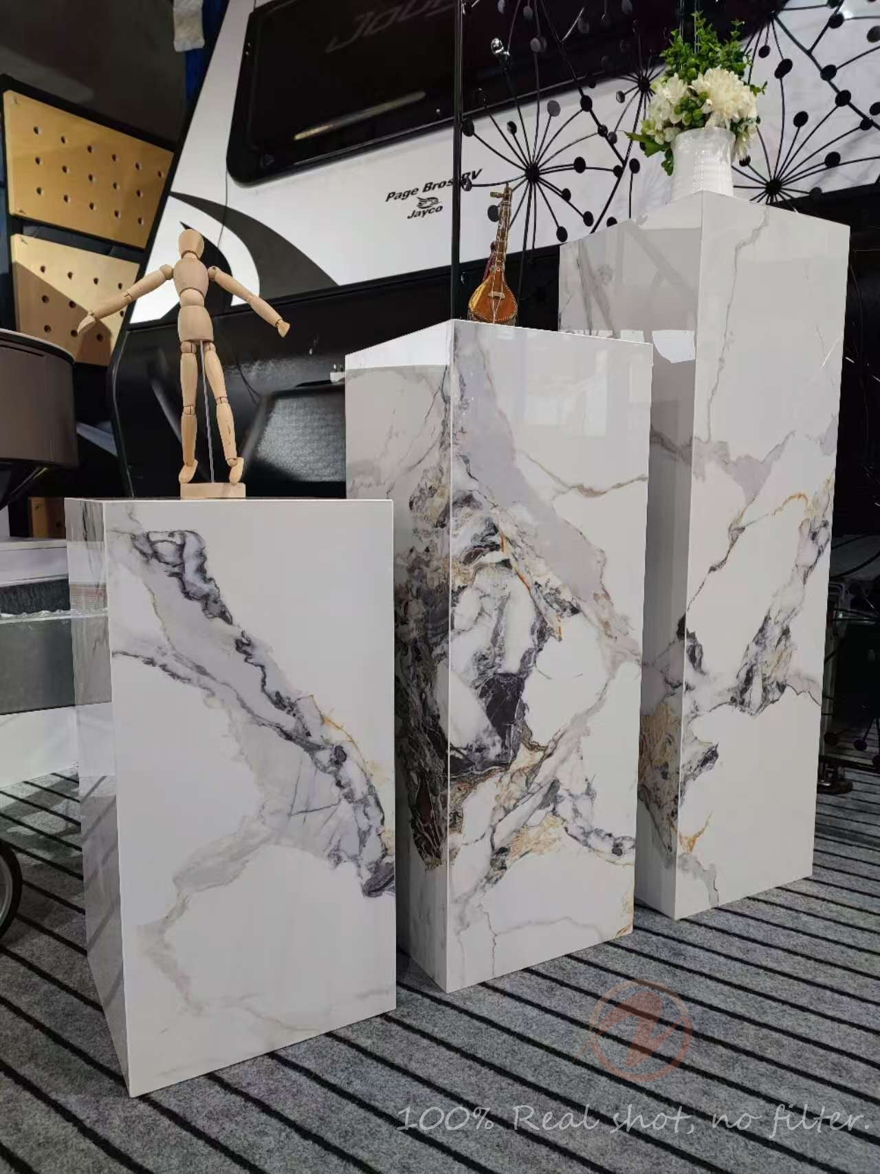 Patek Philippe-Inspired Sintered Stone Display Pedestals | 3 Sizes | ST001–ST003