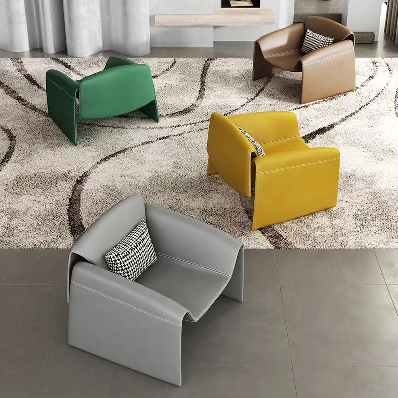 CRAB Designer Collection – Suede Velvet Crab-Shaped Lounge Chair (Single Seat)