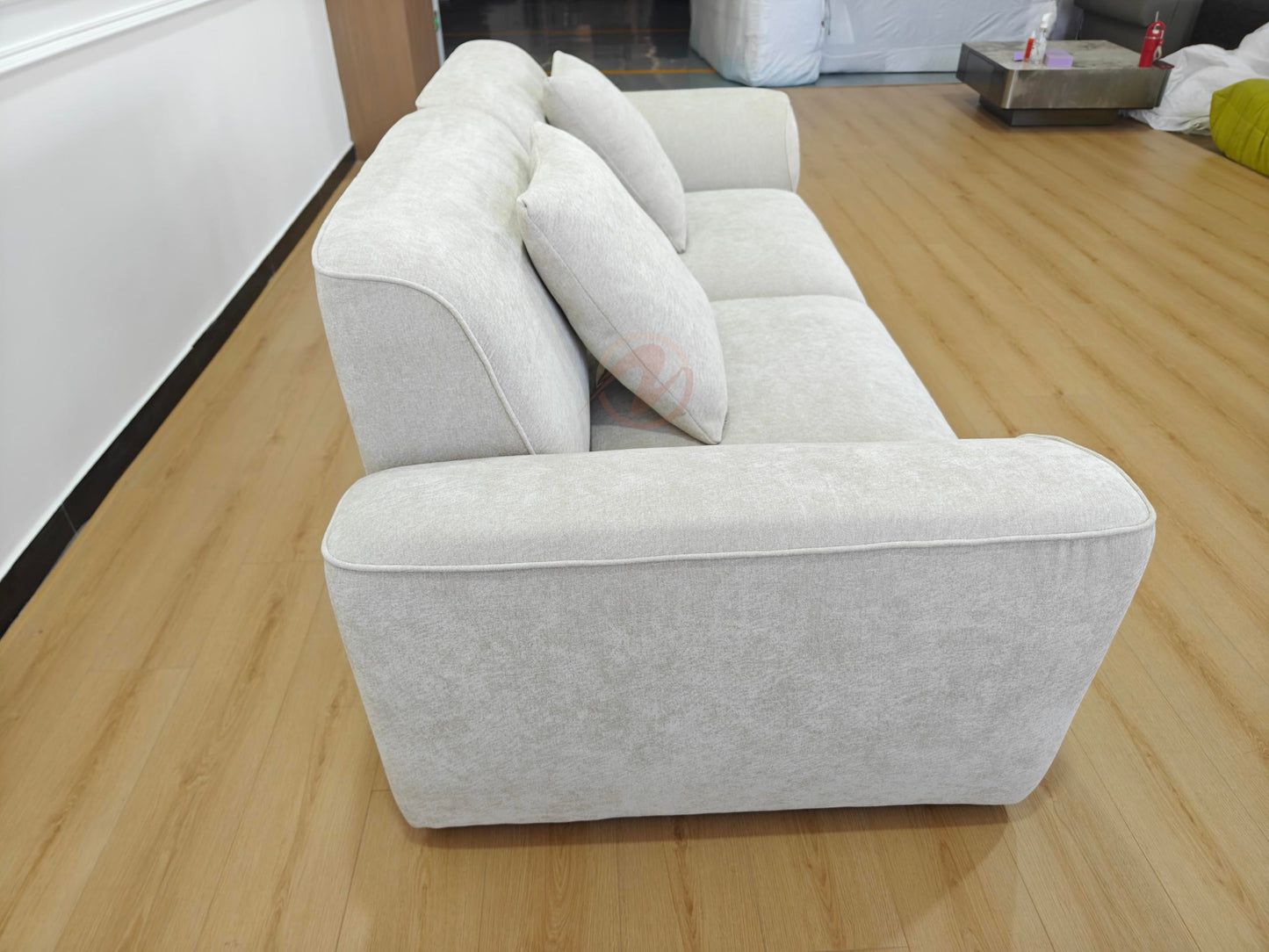 GLADE 240cm Adjustable Sofa — Starlight Petal Chenille Upholstery
