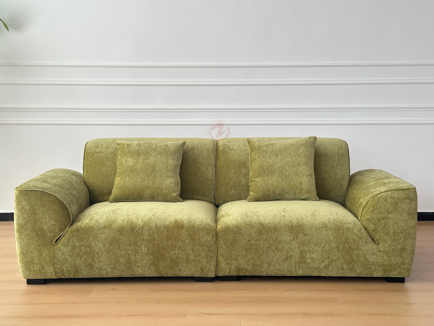 GLADE 240cm Adjustable Sofa — Starlight Petal Chenille Upholstery