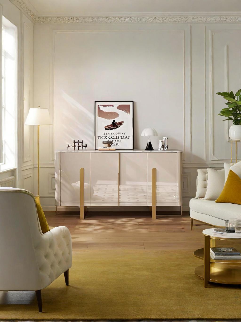 Tavolo Italian Minimalist Sintered Stone Countertop Sideboard with Drawers | Entryway Cabinet | Shoe Cabinet | 7030