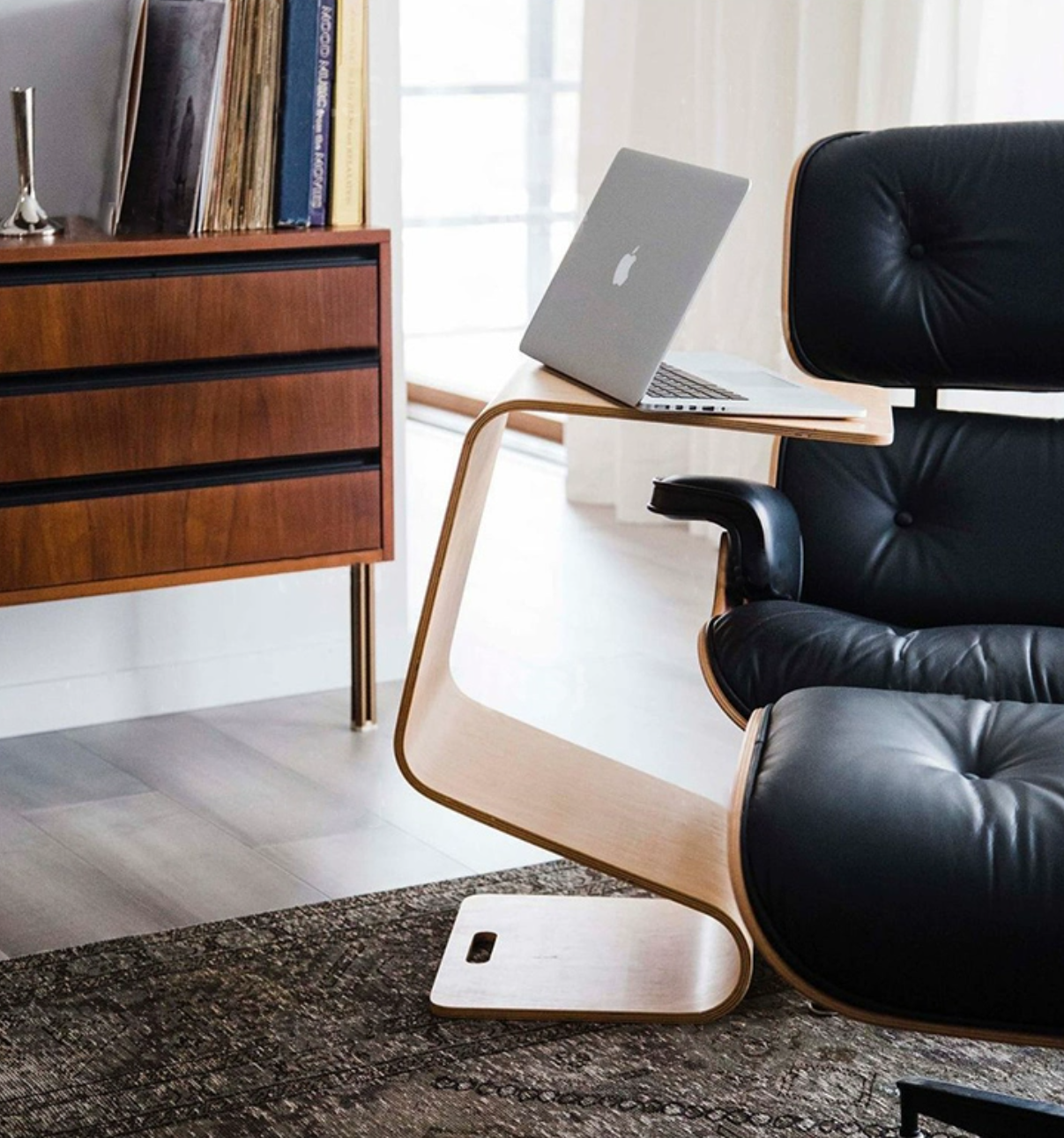 Designer Model Integrated Molded Wooden Side Table | Coffee Table | Storage Table | Side Table | 5095