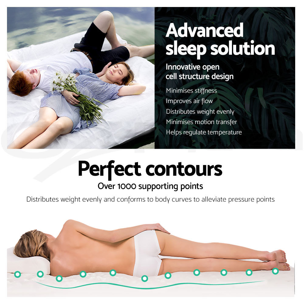 Space-Grade Firm Memory Foam Mattress with Detachable and Washable Cover, Reversible Design | 0668