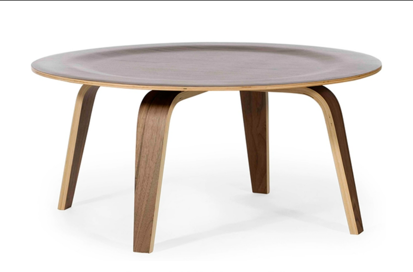 Designer Style Two-Color Options Round Wooden Coffee Table | 5093