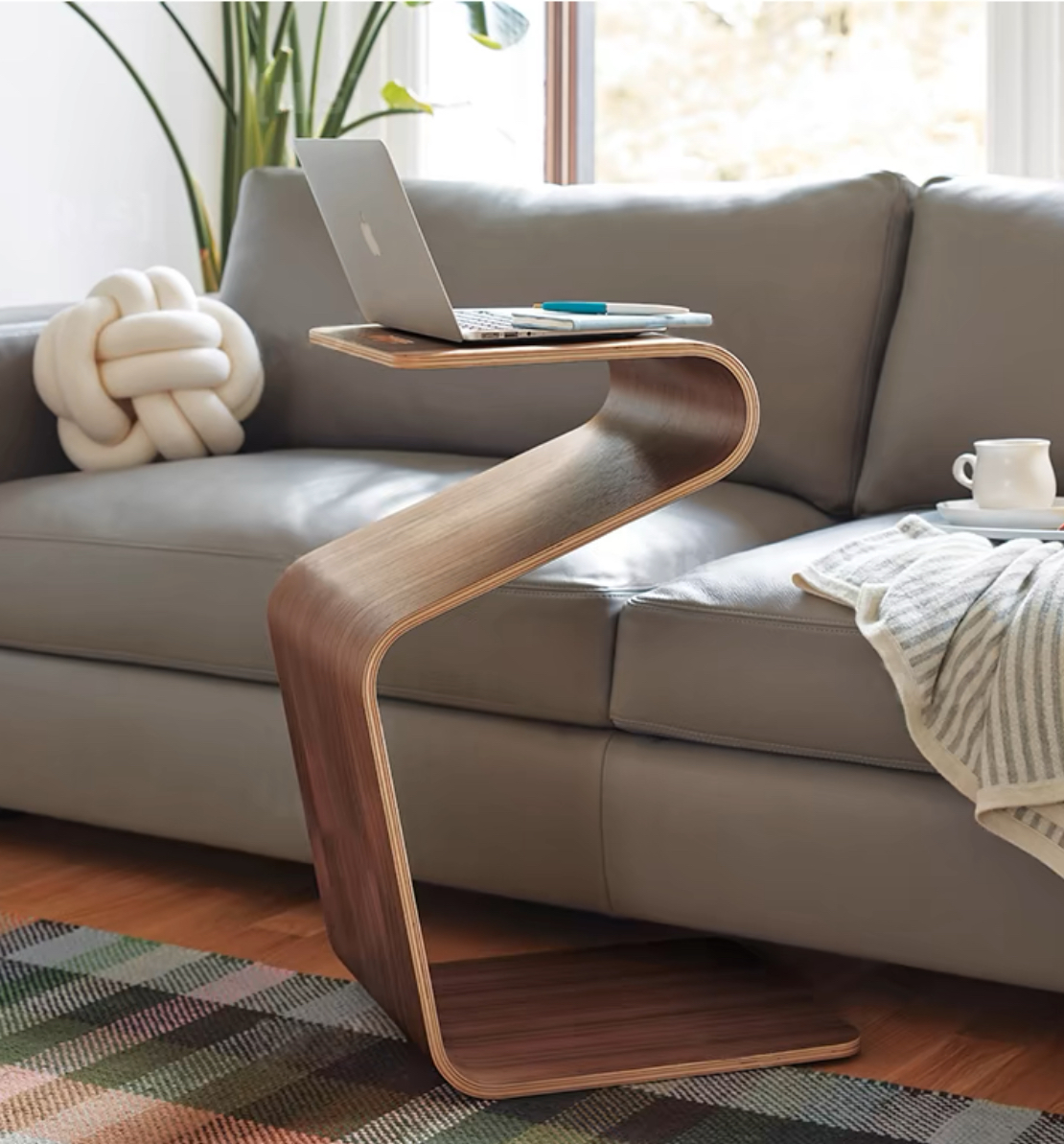 Designer Model Integrated Molded Wooden Side Table | Coffee Table | Storage Table | Side Table | 5095