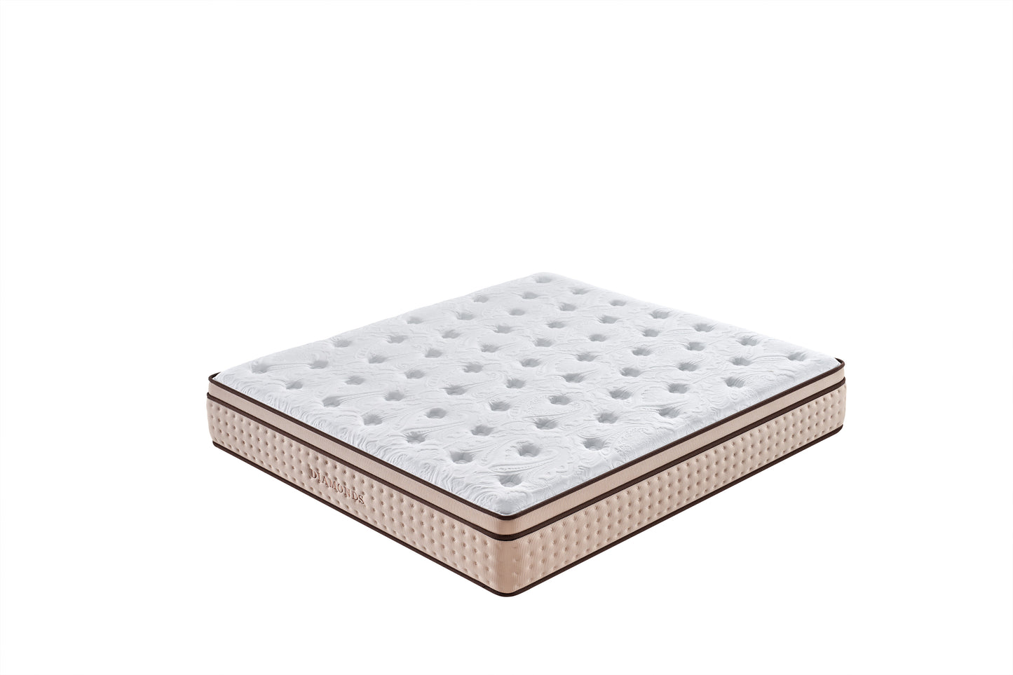 Luxury Edition 3D Fabric Super Comfort Euro Top Dual-Layer Mattress with Independent Springs | 1766
