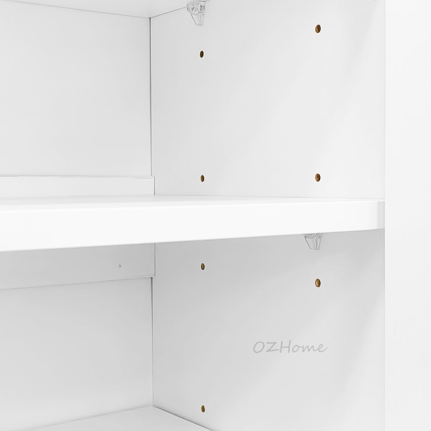 OTTO Minimalist White Shoe Cabinet – BB Double-Door Combo | Model SS-006bb