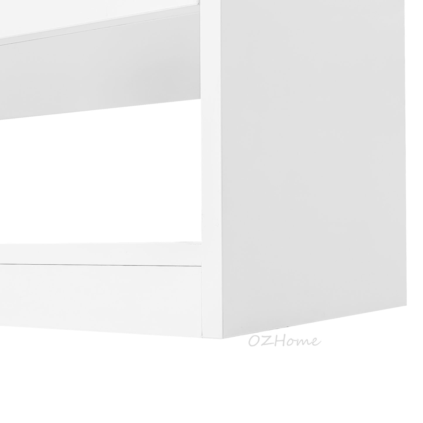 OTTO Minimalist White Shoe Cabinet – BB Double-Door Combo | Model SS-006bb