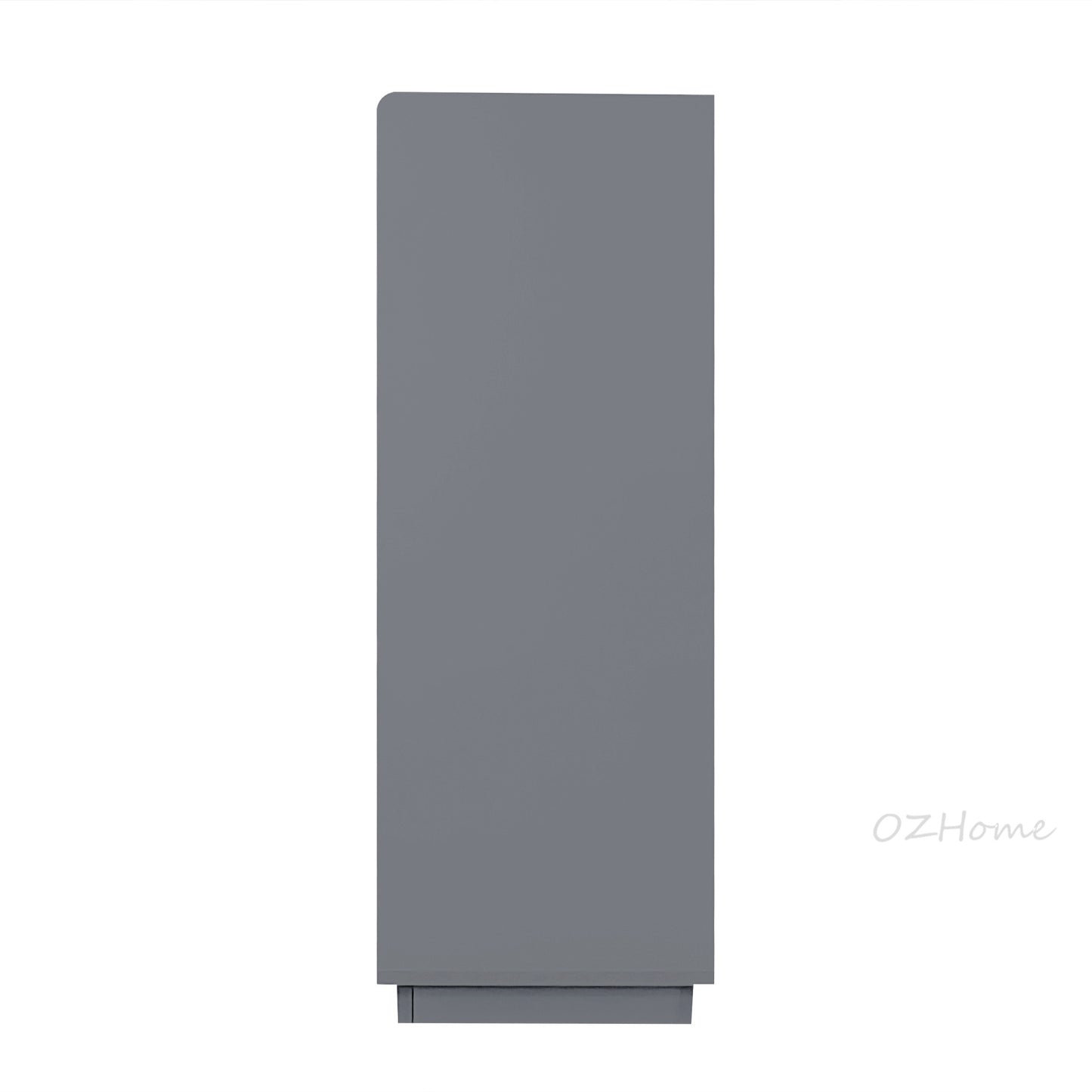 ZANE Light Grey & Dark Grey Four-Door Storage Shoe Cabinet with Drawer, Large 140cm | SS-005