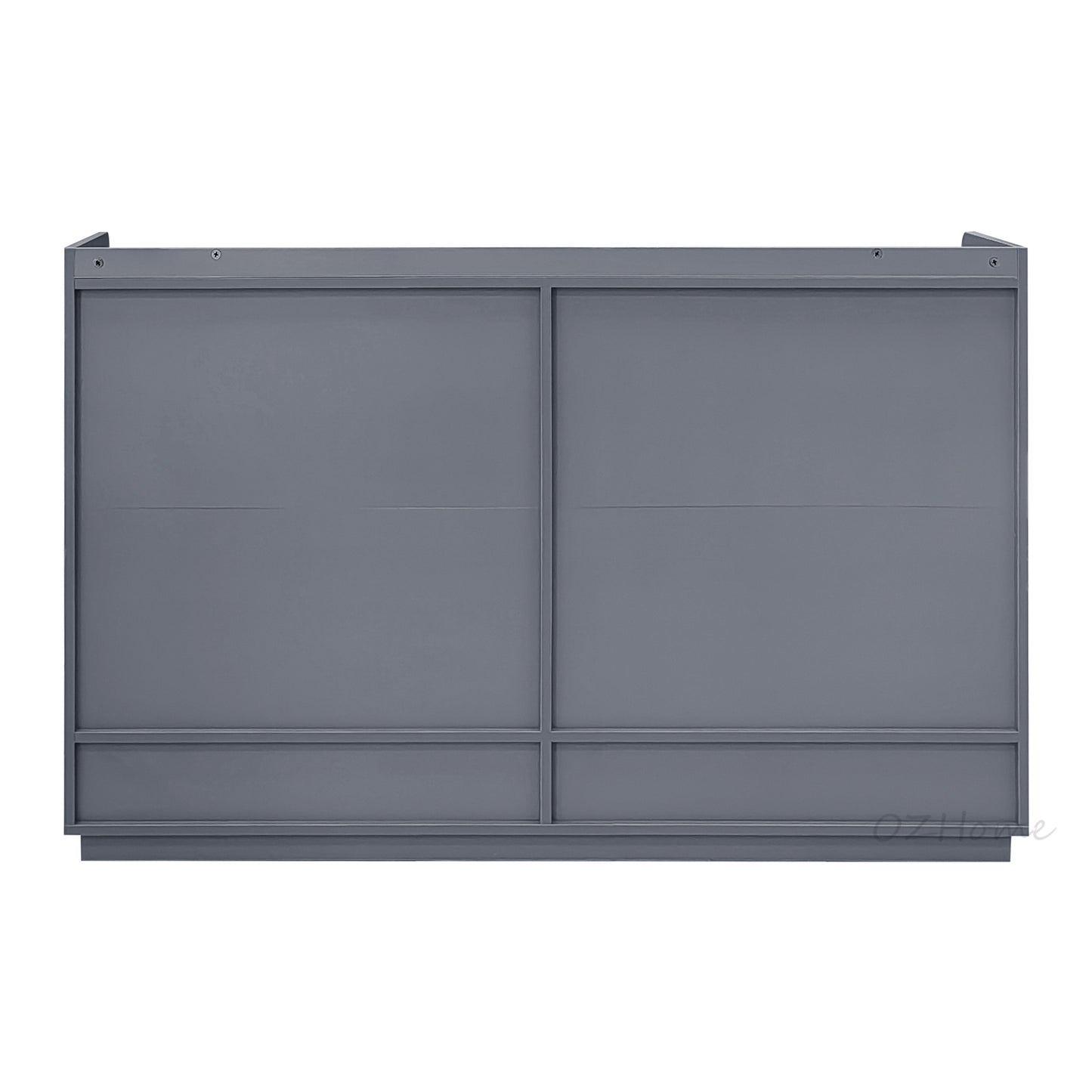 ZANE Light Grey & Dark Grey Four-Door Storage Shoe Cabinet with Drawer, Large 140cm | SS-005