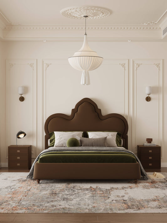 【Pre-order】Théophile French Chic Upholstered Bed Frame Queen | King | Upholstery 04