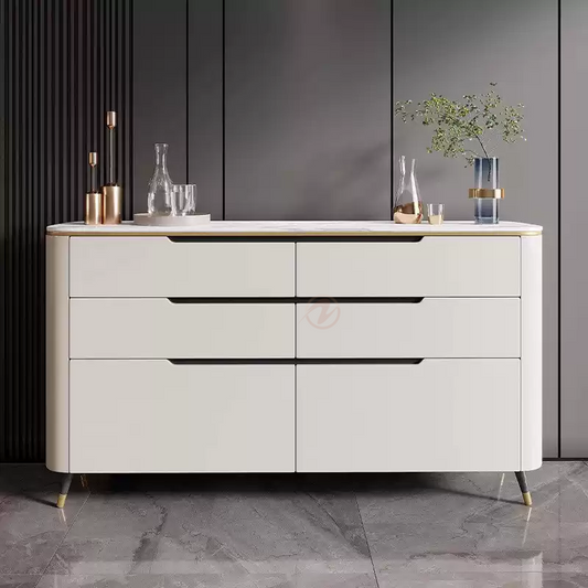 SERÉA 120cm Sideboard with Sintered Stone Top & 6 Drawers