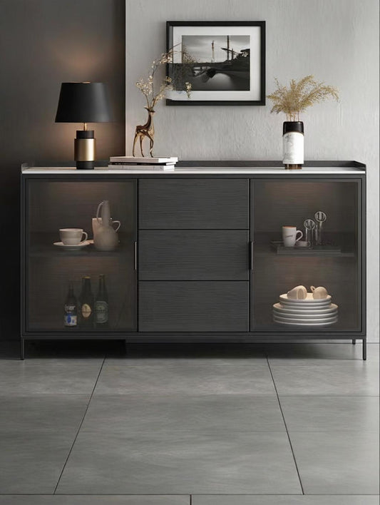 Vickie Buffet Sideboard Cabinet/ Sintered Stone Top/wood/solid timber