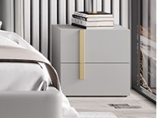 YORDEN Space Grey luxurious Leather Bed Frame Queen/ King/ Steel legs