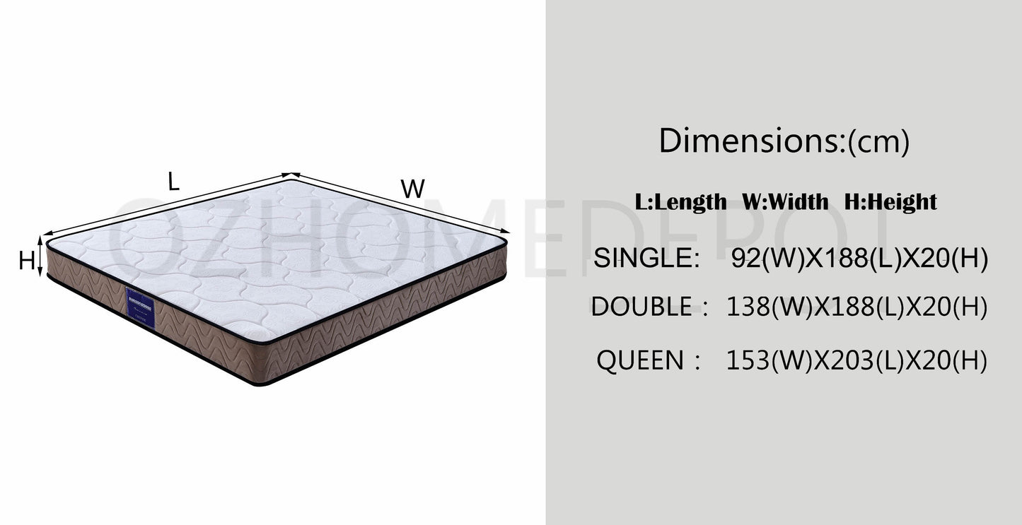ELLIOT Soft Velour Plush Mattress Single | Double | Queen