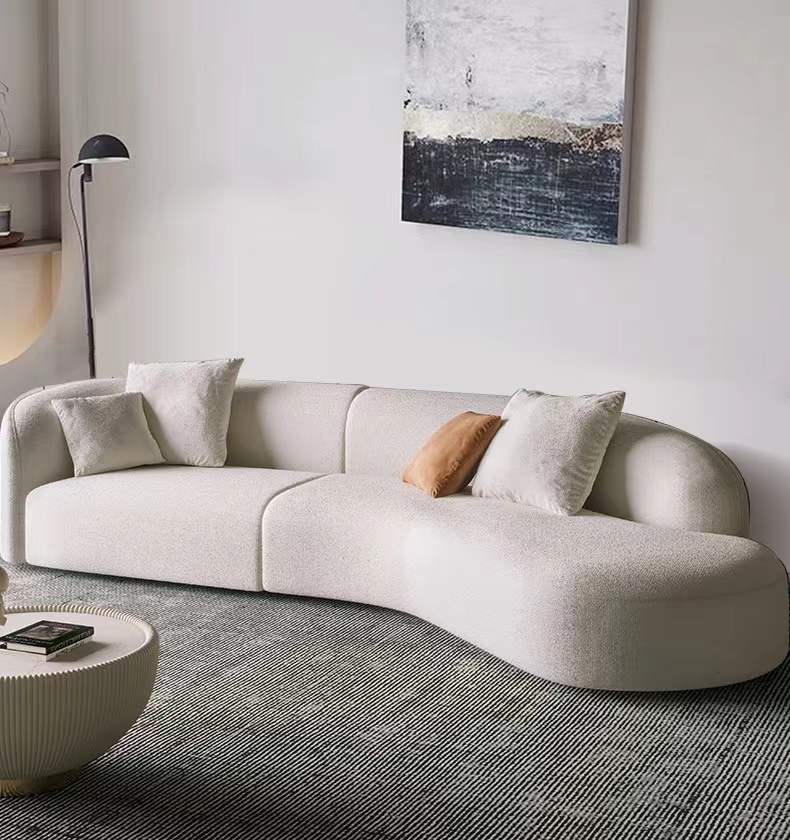 Skye 1046 Curved Velet sofa Designer/contemporary/ Modern