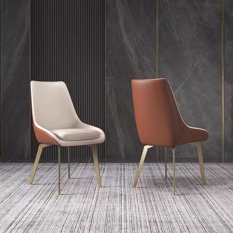 Sweeny Dining Chair PU Leather Upholstered /Steel Legs/Chair