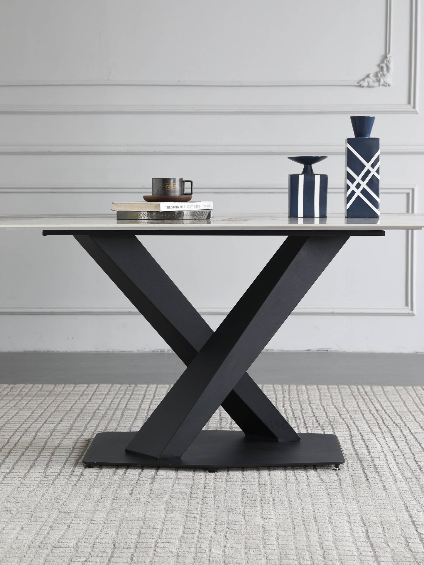 Lupika Pandora Paint Sintered Stone Top Long Dining Table180cm 200cm 220cm 240cm