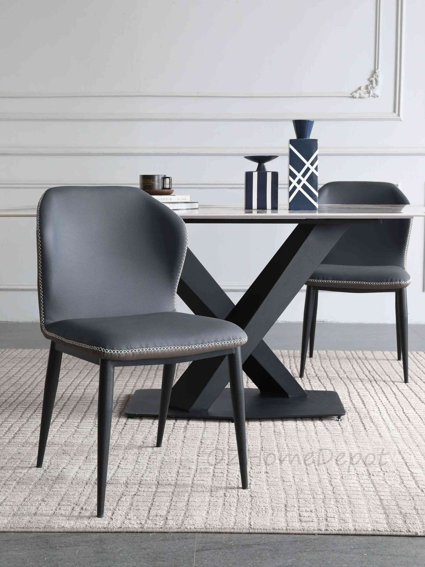 Lupika Pandora Paint Sintered Stone Top Long Dining Table180cm 200cm 220cm 240cm