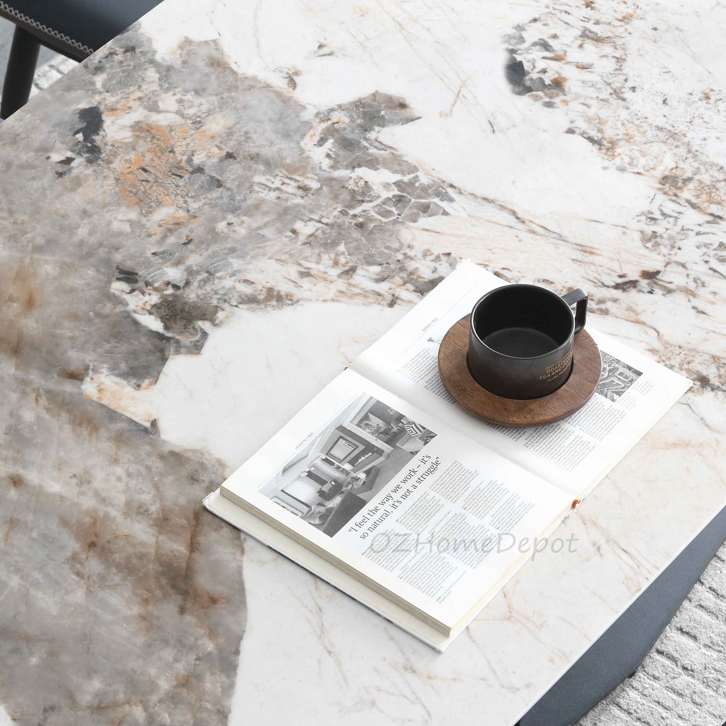 Lupika Pandora Paint Sintered Stone Top Long Dining Table180cm 200cm 220cm 240cm