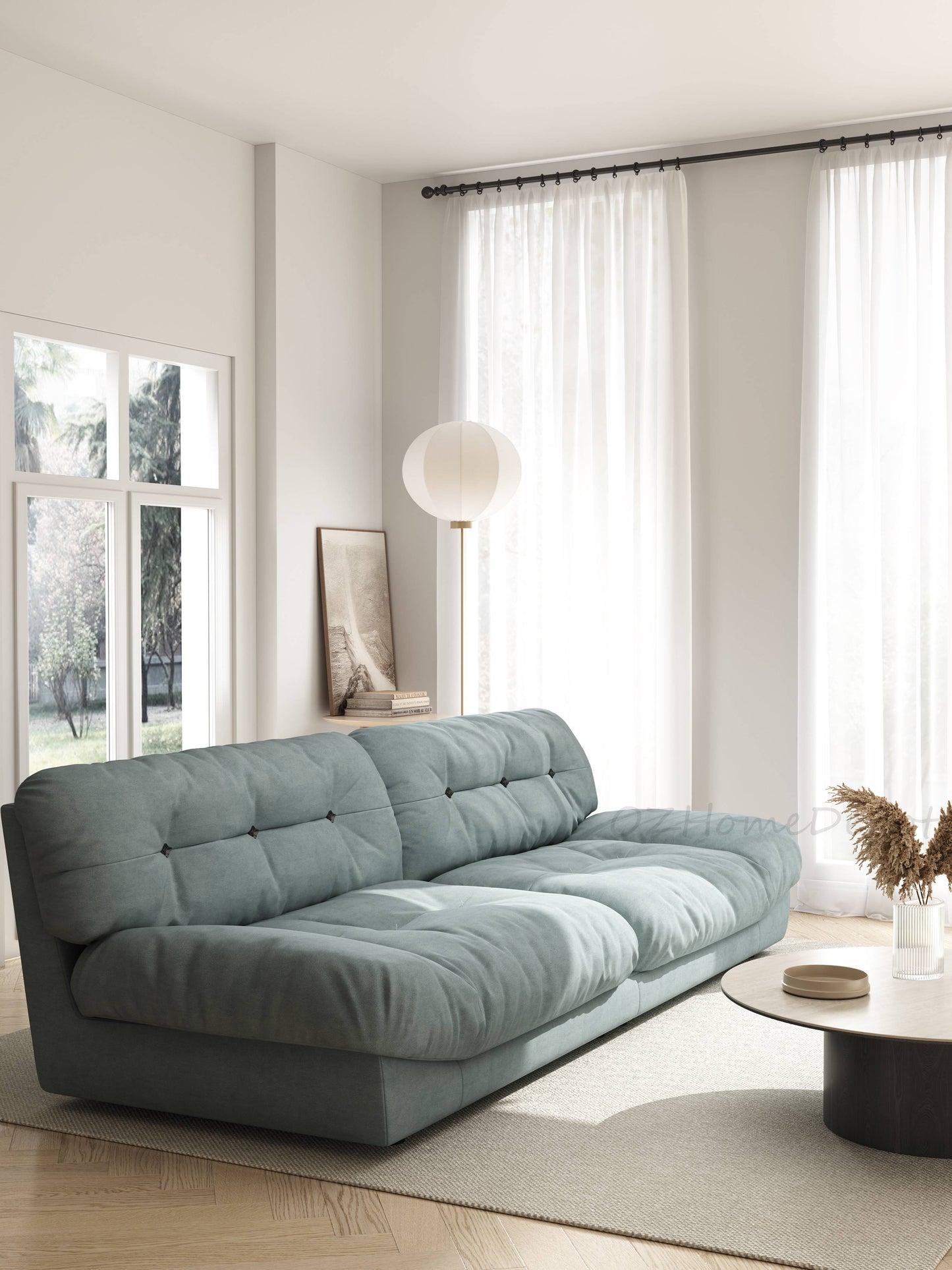 CLOUD High-End Marsha Matte Fabric Internet Celebrity Cloud Sofa. Customizable in Multiple Colors.