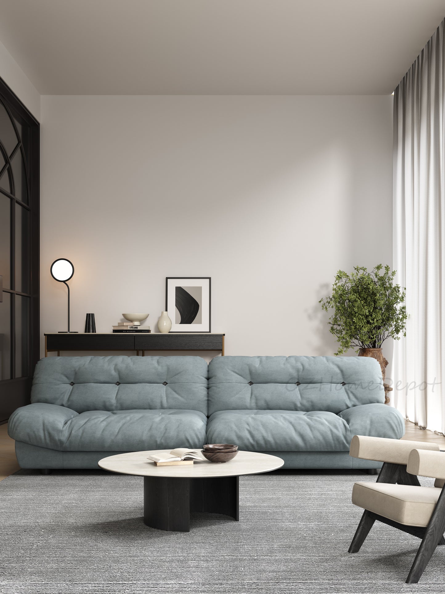 CLOUD High-End Marsha Matte Fabric Internet Celebrity Cloud Sofa. Customizable in Multiple Colors.