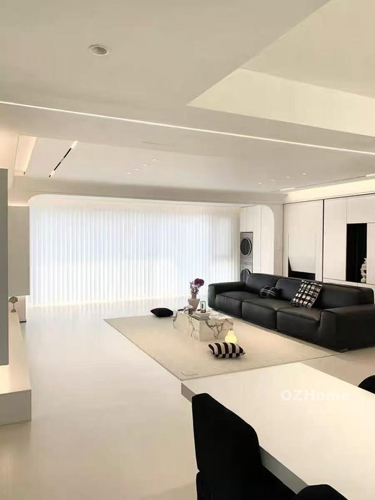 TITAN 360cm Genuine Leather Sofa Oversized Full-Length Real Leather Sofa for Modern Living Rooms