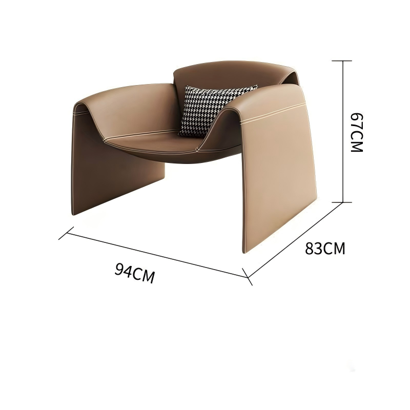CRAB Designer Collection – Suede Velvet Crab-Shaped Lounge Chair (Single Seat)