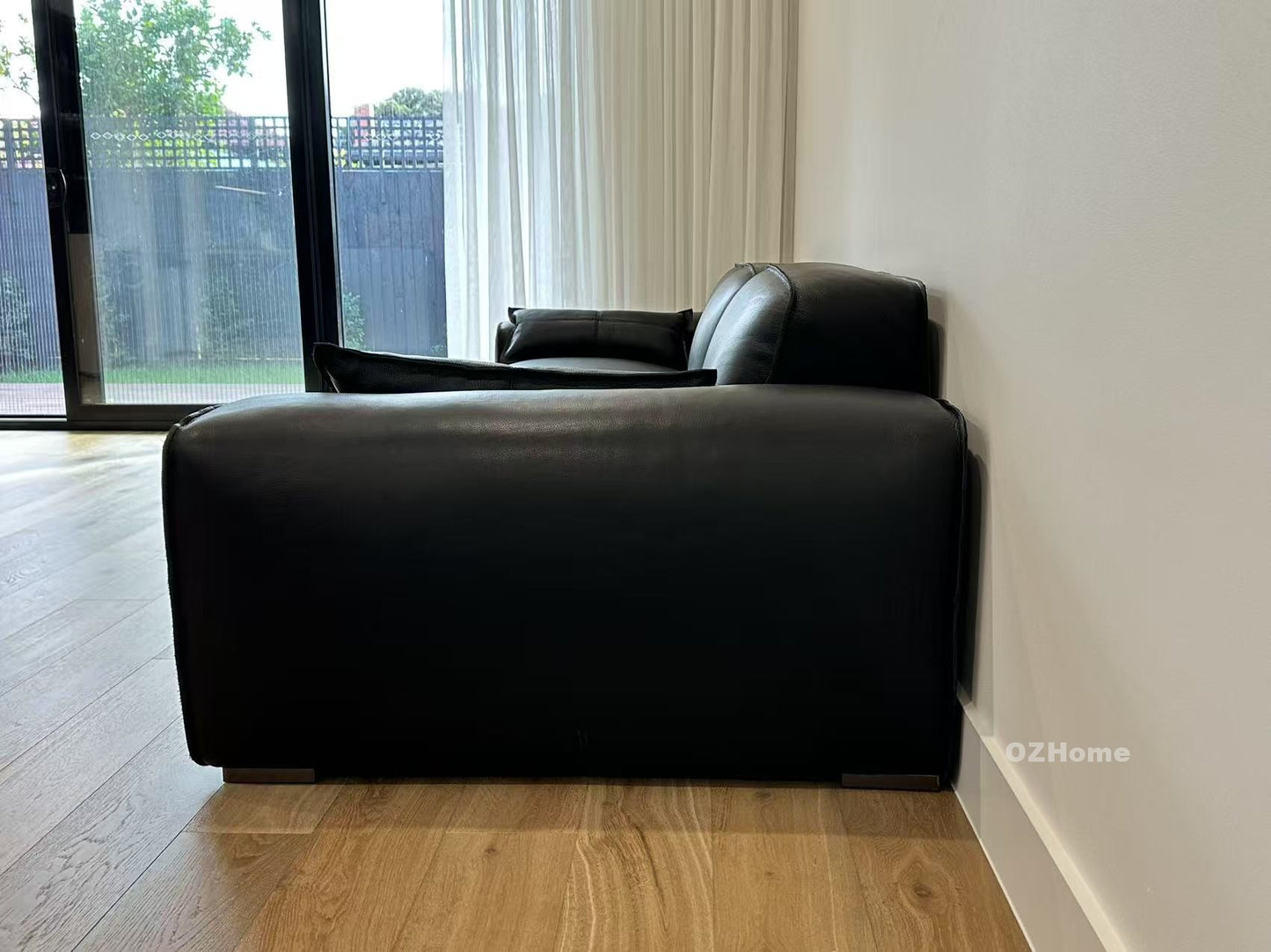 TITAN  360cm Genuine Leather Sofa Oversized Full-Length Real Leather Sofa for Modern Living Rooms