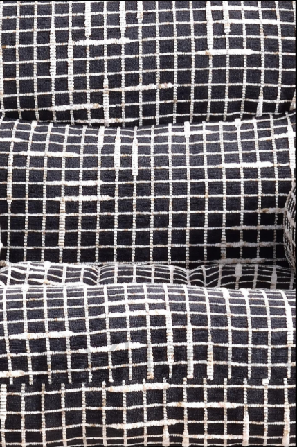 COSY GRID Modern Fabric 360° Swivel Accent Lounge Chair