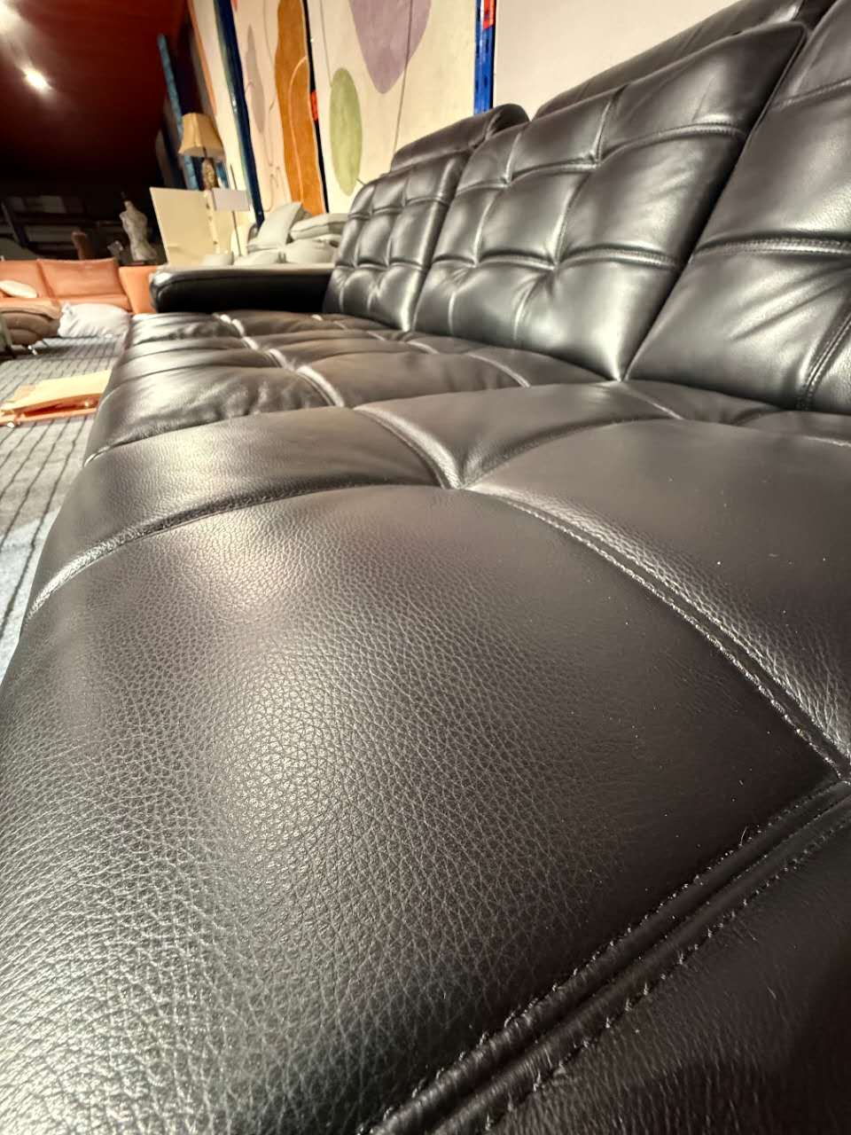 【Voice & Remote Control】LAWRENCE Electric Leather Modular 3-Seater Sofa | Sofabed with Power Slide,