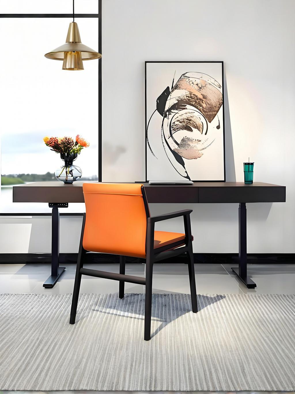 ELVIR Premium Solid Wood Electric Height Adjustable Desk – 180cm | 6016-180