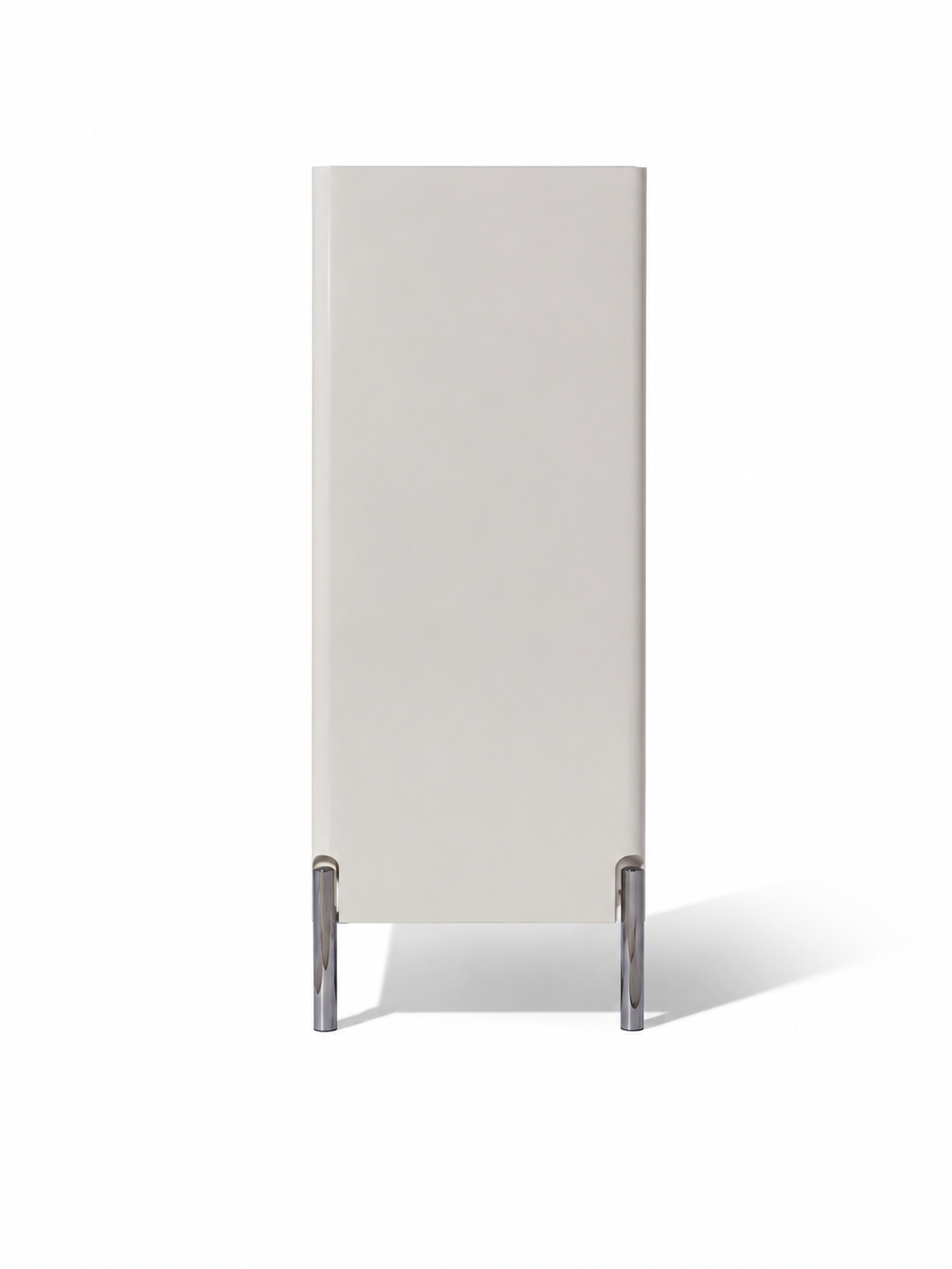 LUXORA Modern High Gloss 3-Door Entryway Shoe Cabinet with Tempered Glass Top | SS-008