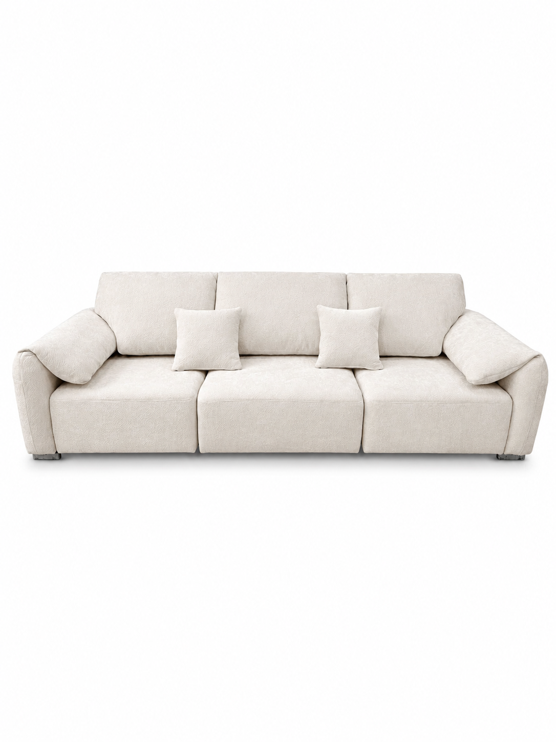 【Wireless Remote Control】Elephant Ear Chenille Electric Modular Sofa Bed
