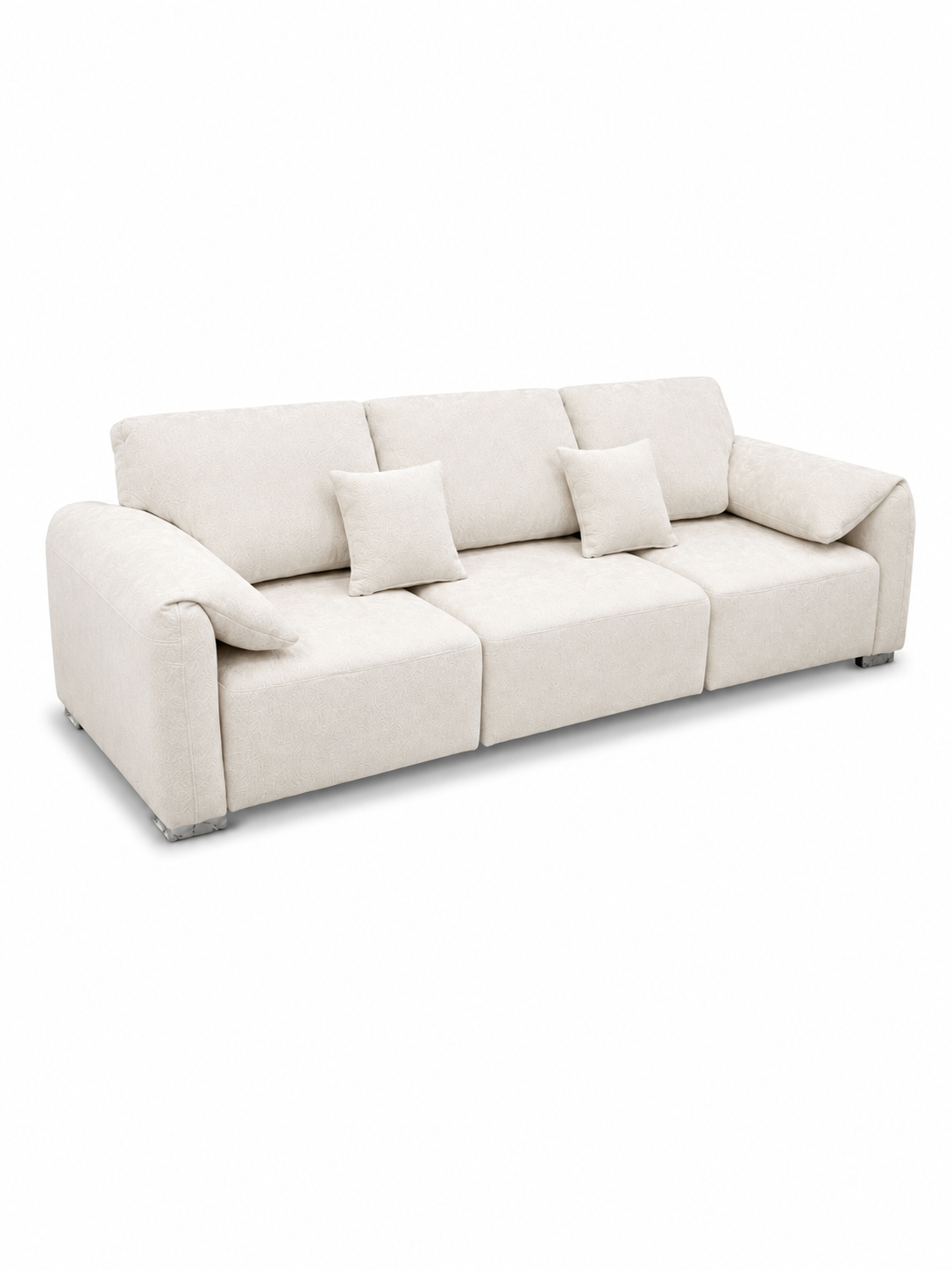 【Wireless Remote Control】Elephant Ear Chenille Electric Modular Sofa Bed