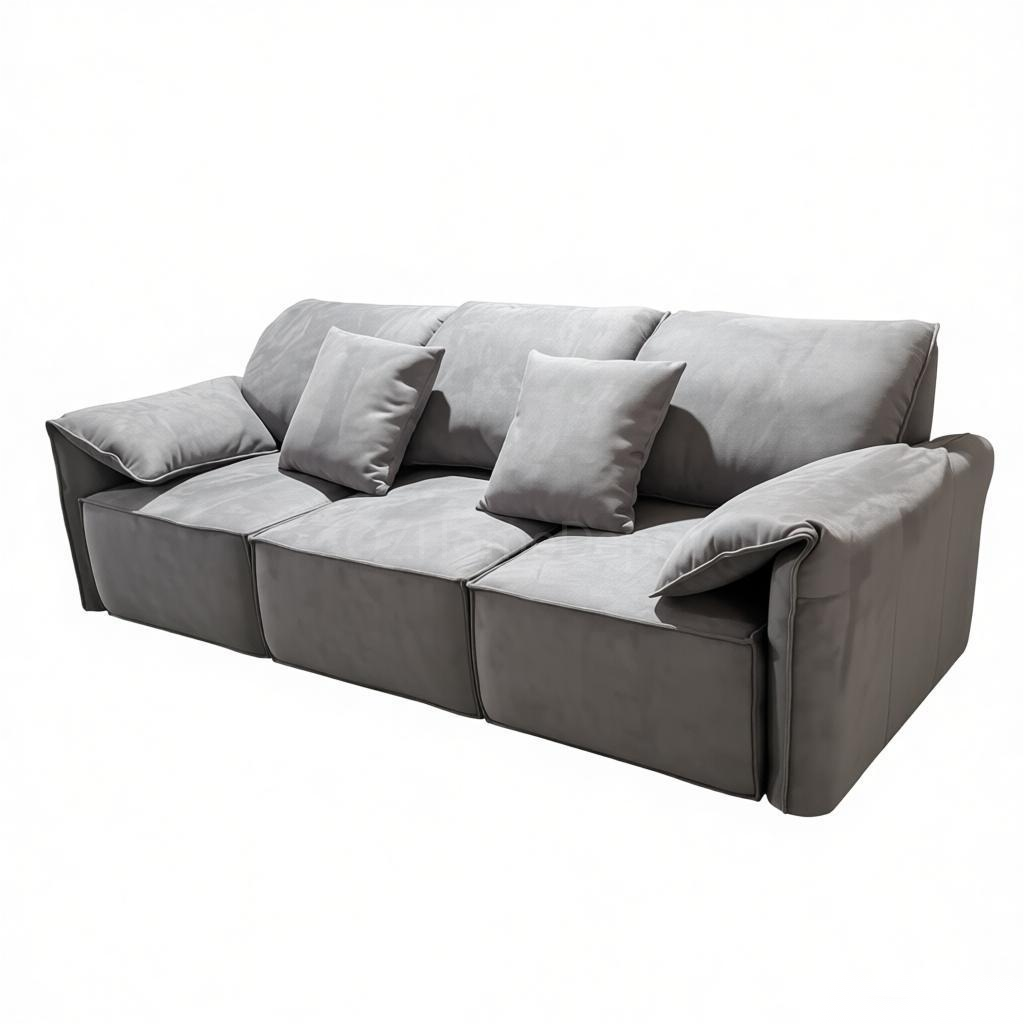 ELEPHANT EAR Electric Recliner Sofa 3 Seater with Chaise | Modern Leather Lounge | Designer Sofa Melbourne