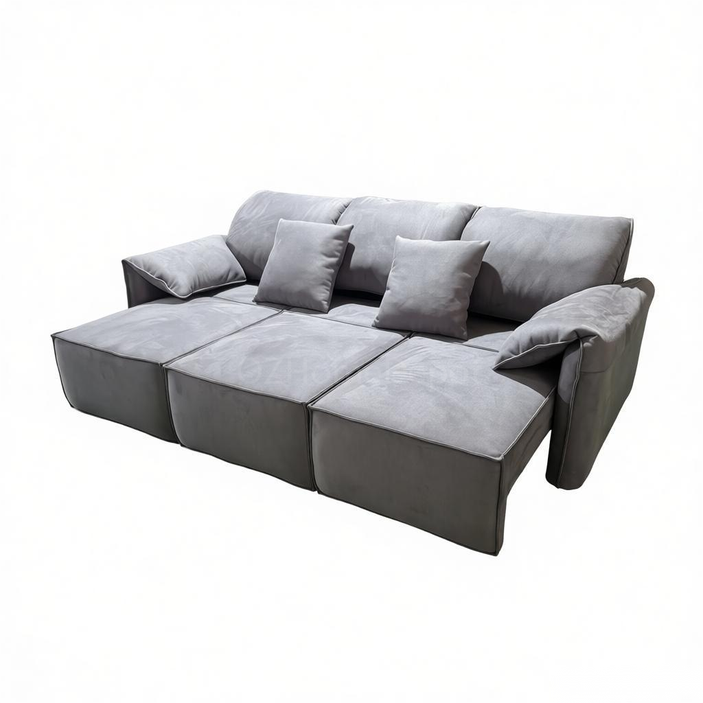 ELEPHANT EAR Electric Recliner Sofa 3 Seater with Chaise | Modern Leather Lounge | Designer Sofa Melbourne