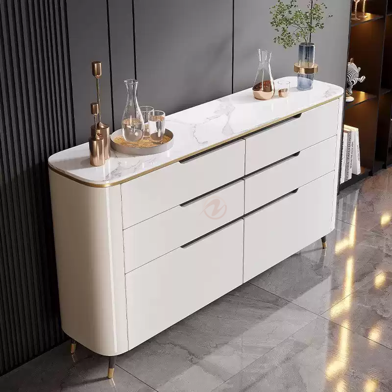 SERÉA 120cm Sideboard with Sintered Stone Top & 6 Drawers